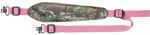 Mossy Oak Breakup Cordura Nylon Sling With Pink Nylon Webbing And Swivels